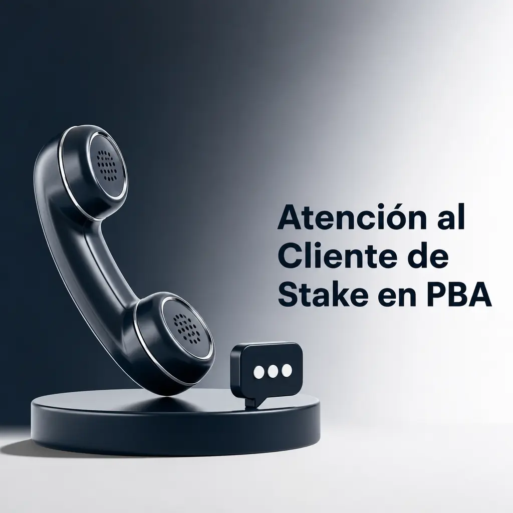 Atención al cliente de Stake en PBA: chat en vivo, centro de ayuda, formulario de contacto y redes sociales oficiales.