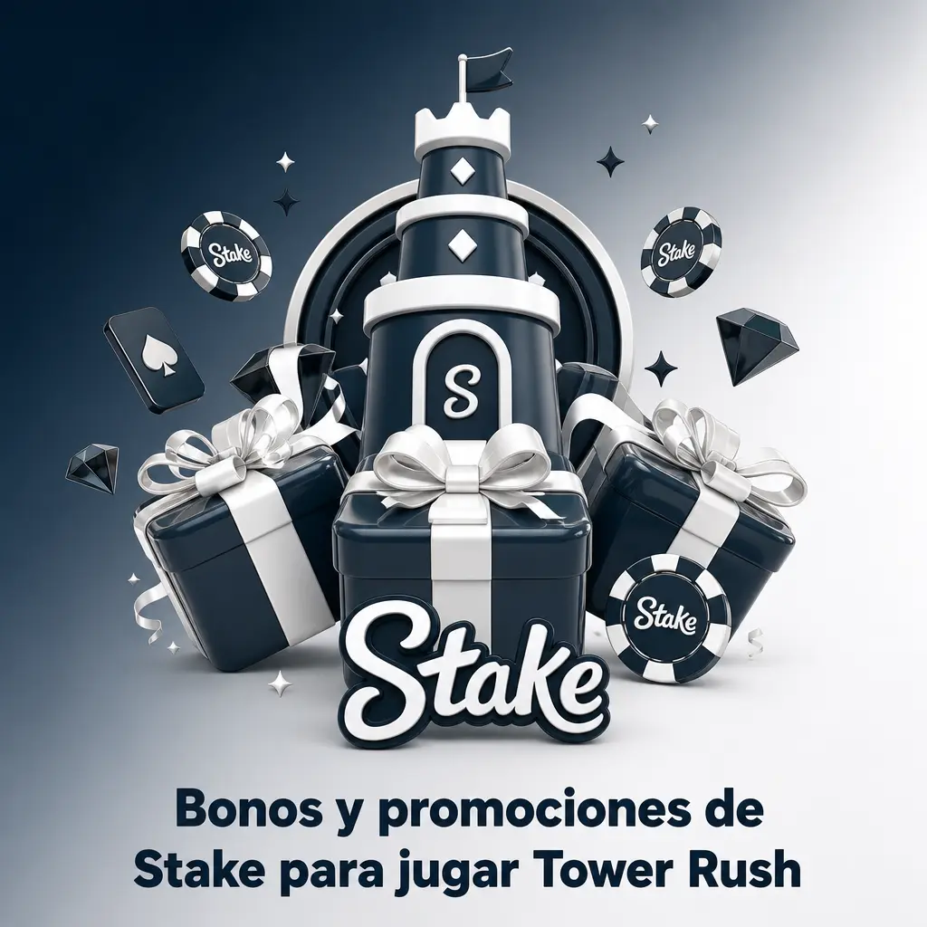 Bonos y promociones de Stake: rakeback, recarga diaria, beneficio VIP y más para jugar a Tower Rush