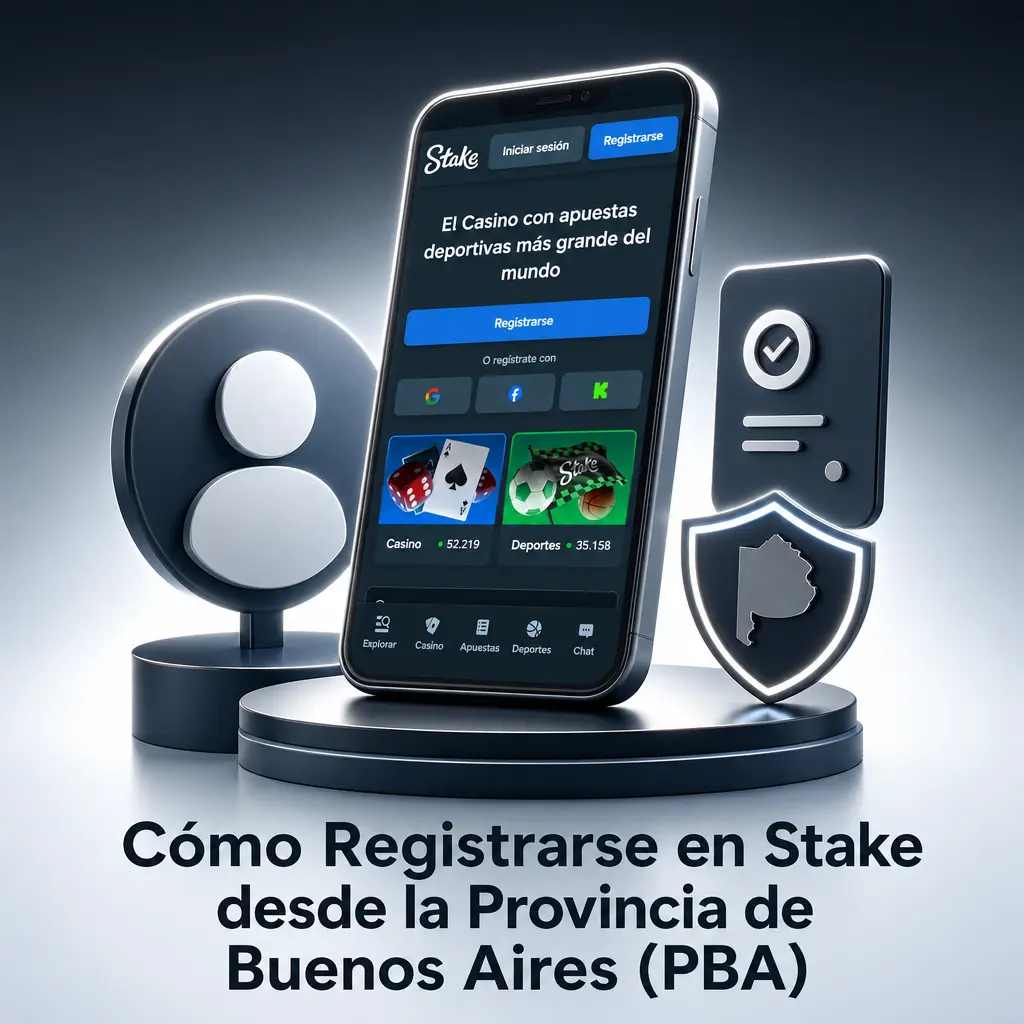 Guía paso a paso para registrarse en Stake desde la Provincia de Buenos Aires: creación de cuenta, verificación y configuración del perfil.