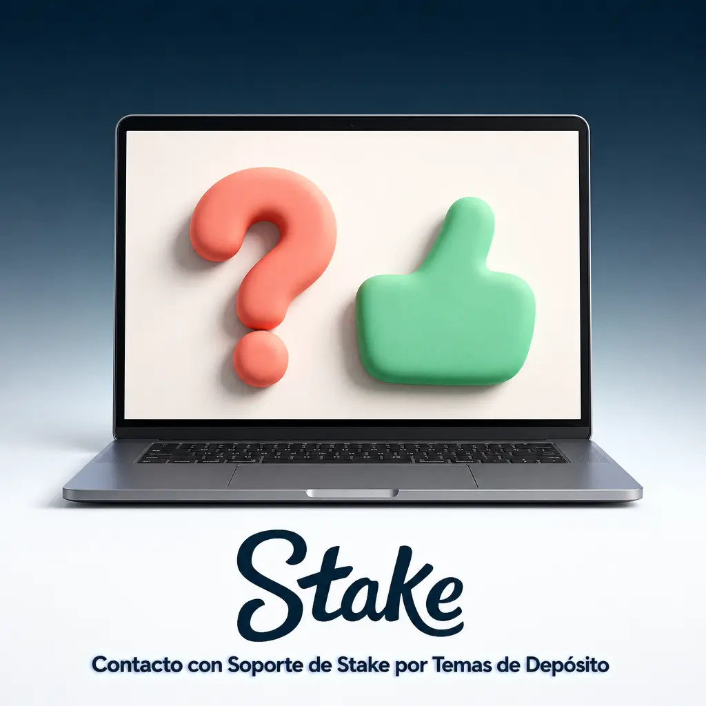 Contacto con soporte oficial de Stake para resolver problemas de depósitos: chat en vivo, centro de ayuda y correo.