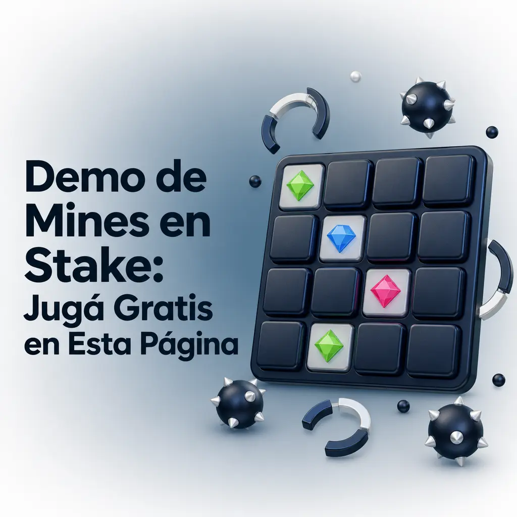 Demo gratuita de Mines en Stake: jugá con créditos virtuales, sin registro ni depósito, y probá el Cash Out.