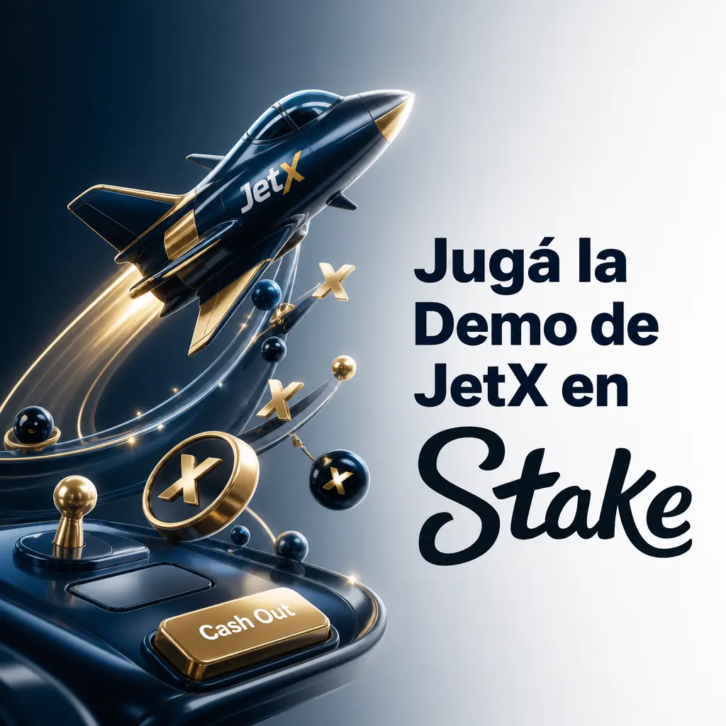Demo gratis de JetX en Stake: jugá con créditos virtuales sin registro ni depósito y probá el Cash Out.
