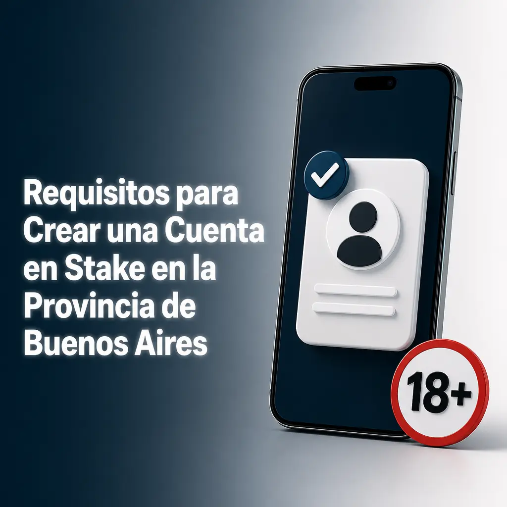 Requisitos para crear una cuenta en Stake en la Provincia de Buenos Aires: edad mínima, elegibilidad y verificación de identidad.